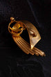 Anstecker gold Art Deco Stil