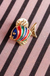 Mini Pin Anstecker Fisch