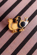 Mini Pin Anstecker Spatzen