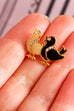 Mini Pin Anstecker Spatzen