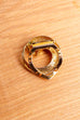 Vintage Tuchclip goldene Welle