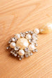 VGT DIOR Brosche Strass + Perlen 1968