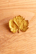 70s Brosche filigranes Ahornblatt