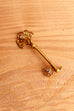 60s Brosche gold Schlüssel mit Strass