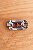 Vintage Strass Brosche Art Deco