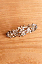 Vintage Strass Brosche silber
