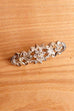 Vintage Strass Brosche silber