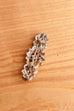 Vintage Strass Brosche silber