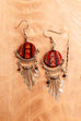 Boho Ohrhänger aus Peru silber+Keramik