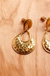 Boho Ohrhänger gold mit Struktur