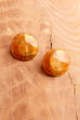 elegante 80s Ohrclips Holz