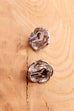 80s Ohrclips silber mit Perle