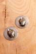 50s Ohrclips gold graviert