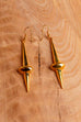 Vintage 90er Ohrringe gold Spitzen