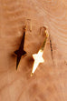 Vintage 90er Ohrringe gold Spitzen
