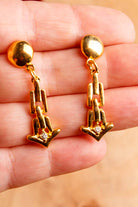 Vintage 90er Ohrstecker Pfeile