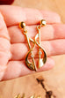 Vintage 90er Ohrstecker mit Strass
