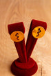 Vintage 90er Ohrstecker rund