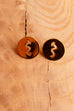 Vintage 90er Ohrstecker rund