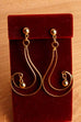 Vintage 90er Ohrstecker Fragezeichen