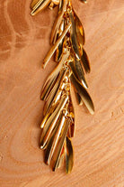 Vintage 90s Ohrstecker Fransen extralang