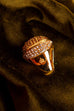 POMPÖÖS Ring gold Strass