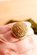 POMPÖÖS Ring gold Strass
