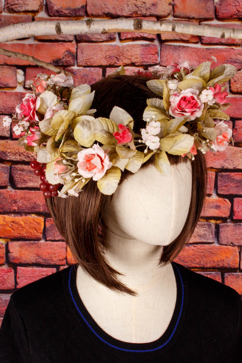 Kopfschmuck Blumenkranz