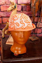 Vintage Sommerhut apricot