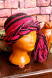 80er Jahre Mütze Hut Turban pink 80er 90er Accessoires Boho Disco Frau Hut pink real-80er schwarz Special vintageberlin.de