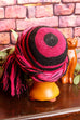 80er Jahre Mütze Hut Turban pink 80er 90er Accessoires Boho Disco Frau Hut pink real-80er schwarz Special vintageberlin.de
