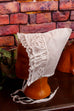 viktorianische Haube weiß Spitze Default Title Accessoires Frau Gothic Hut Special viktorianisch vor 1920 weiß vintageberlin.de