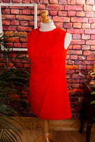 60s Minikleid rot