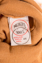 70s Rollkragen Pulli beige