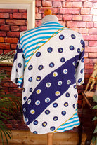 maritimes 90s Top Viskose