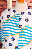 maritimes 90s Top Viskose