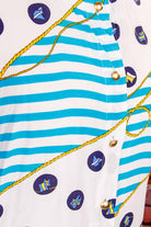 maritimes 90s Top Viskose