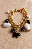 70s Bettelarmband gold Elefant