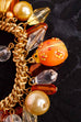 70s Bettelarmband gold Marienkäfer