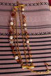 Mehrreihiges Armband gold Perlen