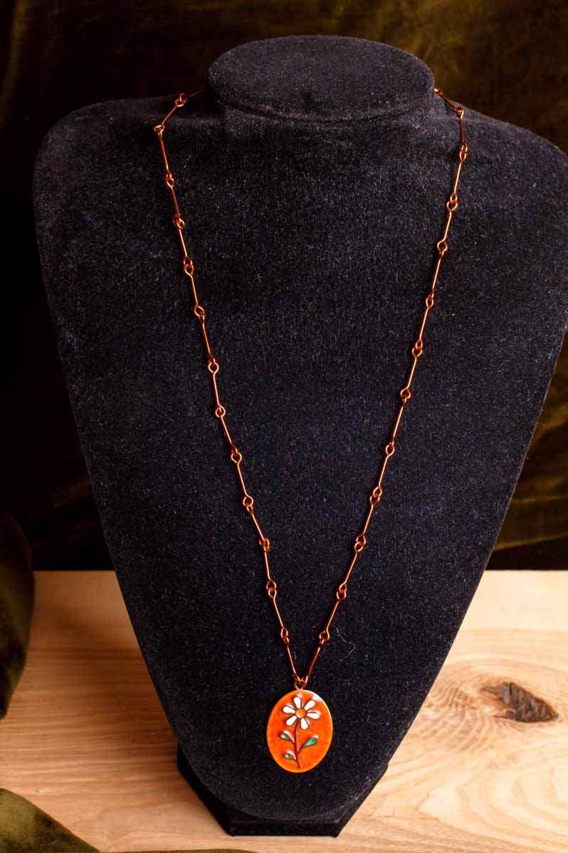 70s Hippie Kette + Anhänger