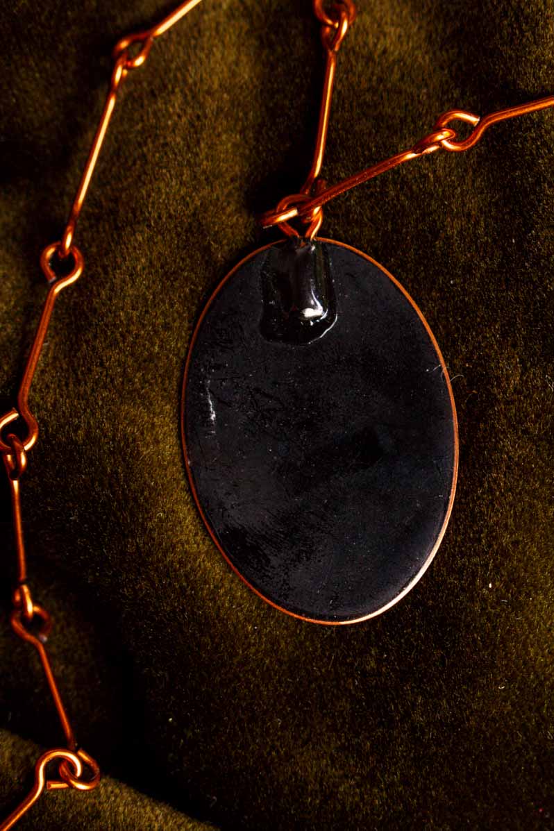 70s Hippie Kette + Anhänger