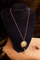 Disco Ethno Kette gold Quaste