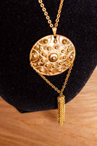 Disco Ethno Kette gold Quaste
