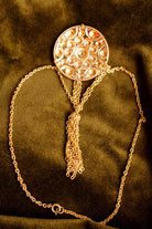 Disco Ethno Kette gold Quaste