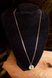 Disco Kette silber Blumen