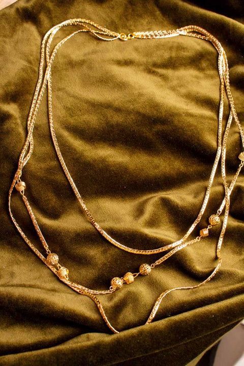 goldene 3-reihige Kette