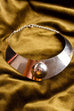 Space Age Halsspange silber