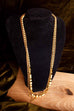 goldene Kette mit Perlen 3-reihig
