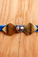 70s Disco Halsband blau